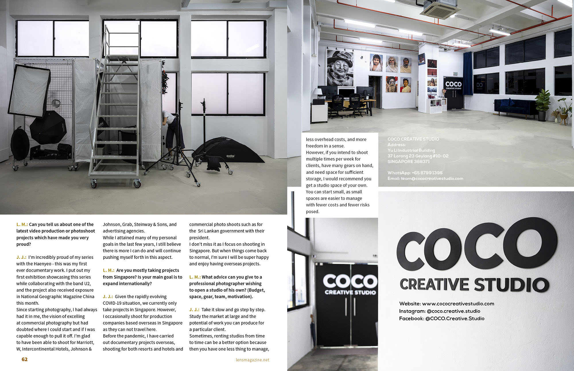 COCO Creative Studio Lens Magazine Photography Videography Services Singapore 6