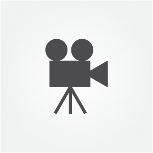 A video/photo camera graphic icon