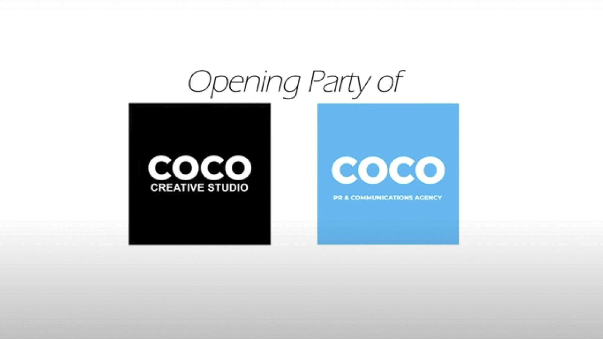 Opening Party COCO Creative Studio Video Production