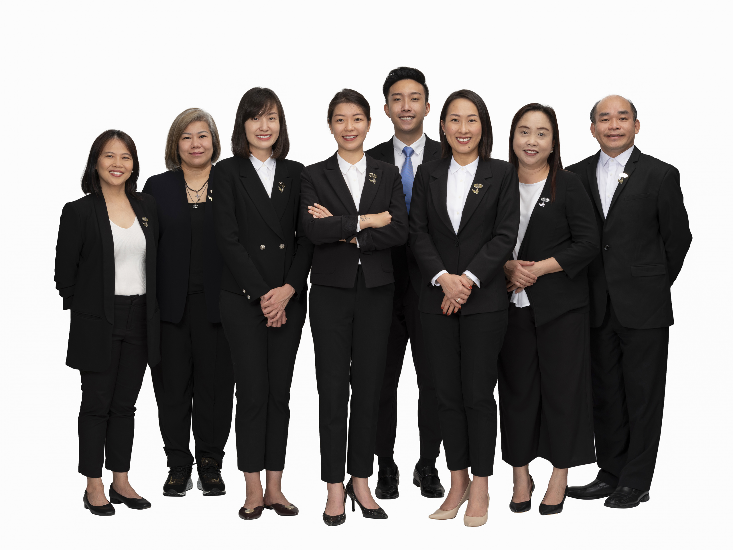 group corporate headshot of businesspeople