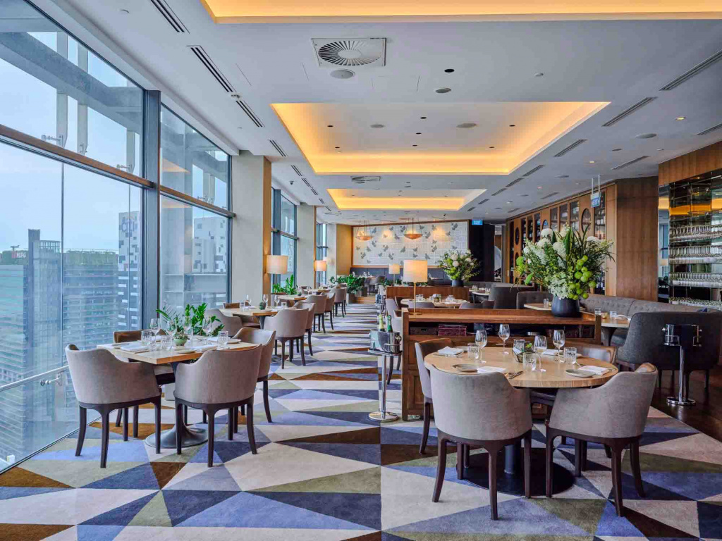 Front view of Artemis Restaurant Interiors