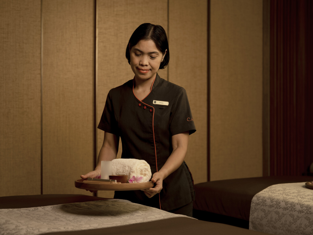Commercial photographer photography studio Singapore Asia Hotel Luxurious spa treatments Chi Shangri-La