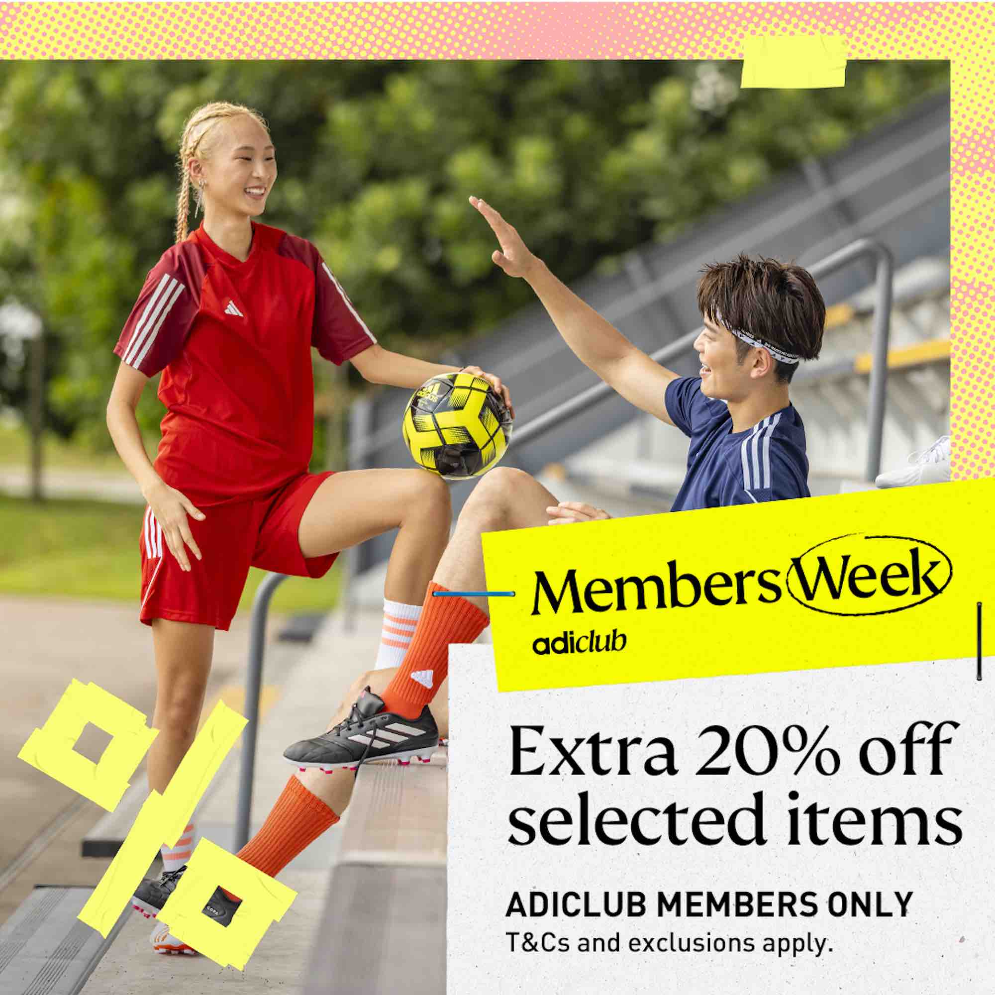 Adidas members week media feature