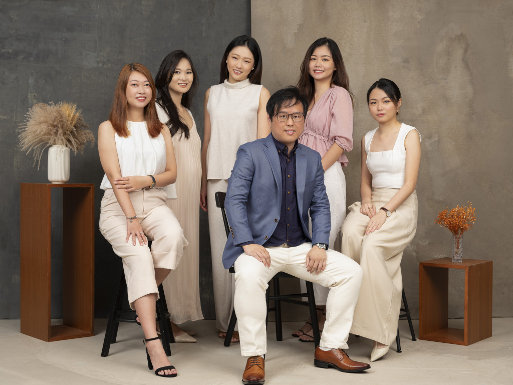 Group Photoshoot Millennium Enterprise-corporate headshot photography-coco creative studio-singapore-france