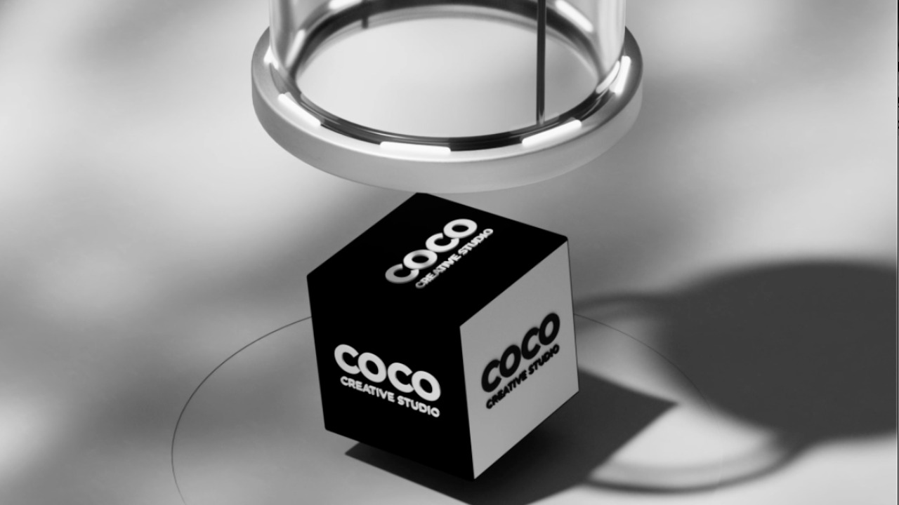 COCO Creative studio logo 3d Animation