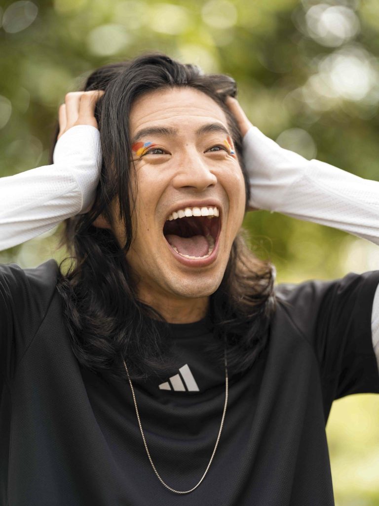 laughing athlete Adidas Asia Singapore adiclub membership fashion photographer commercial studio sport photography
