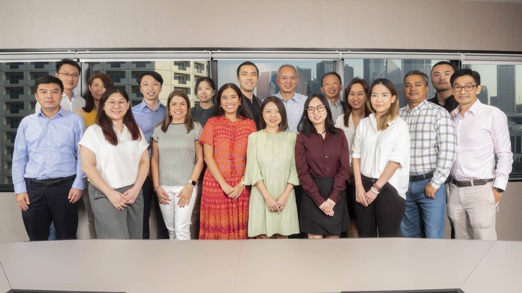 cathay petroleum photography studio singapore groupshot