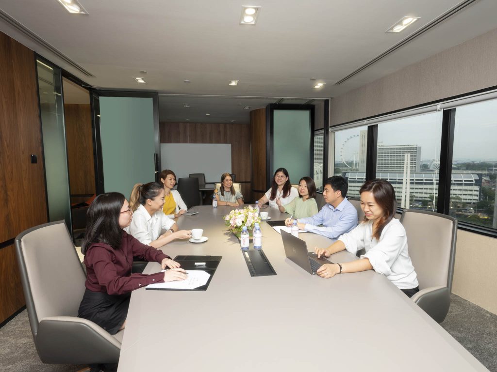 cathay petroleum photography studio singapore groupshot