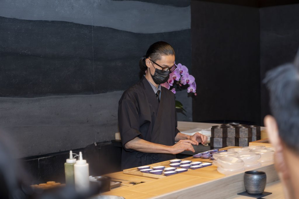 Elle & Vire event shot by Coco Creative Studio in a Japanese Restaurant in SIngapore