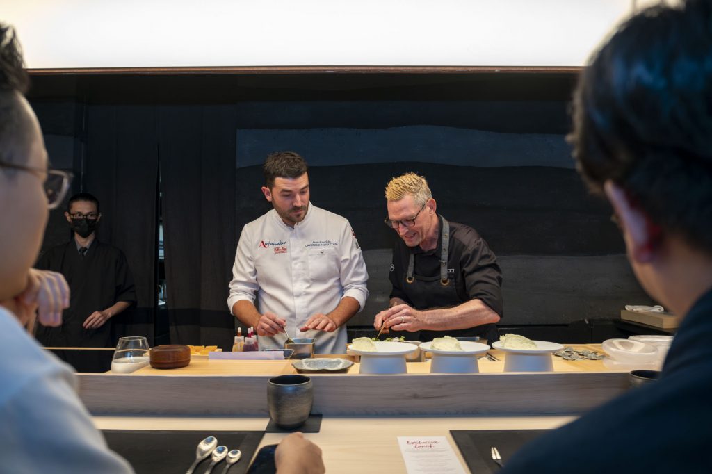 Elle & Vire event shot by Coco Creative Studio in a Japanese Restaurant in SIngapore