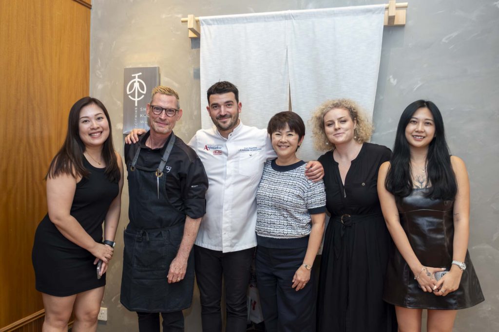 Elle & Vire event shot by Coco Creative Studio in a Japanese Restaurant in SIngapore