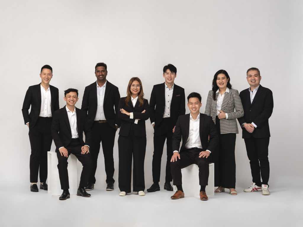 Group Headshot Photoshoot in Studio for Parklab. Shot by COCO Creative Studio