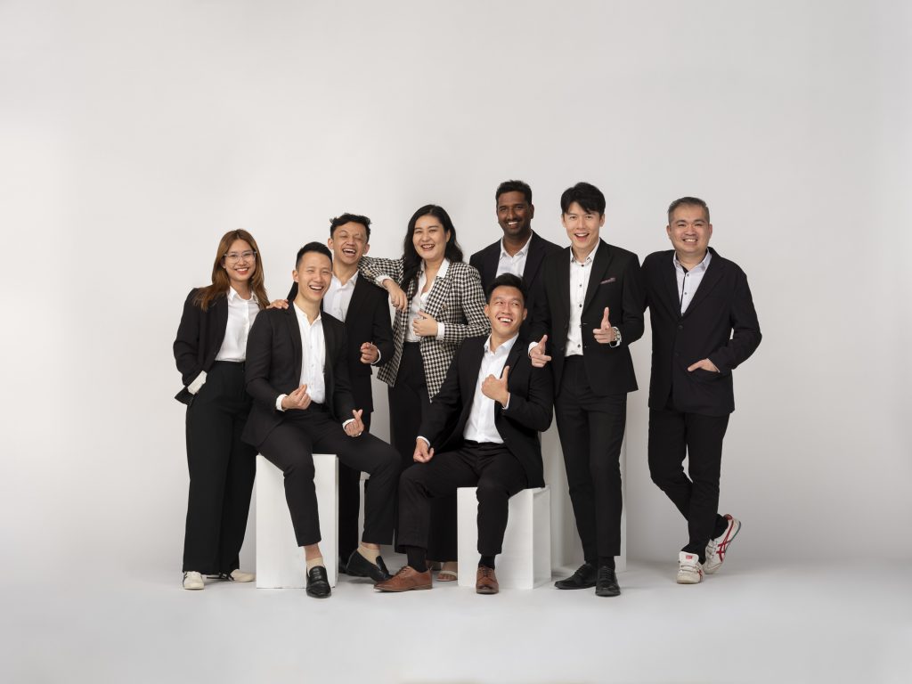 Group Headshot Photoshoot in Studio for Parklab. Shot by COCO Creative Studio