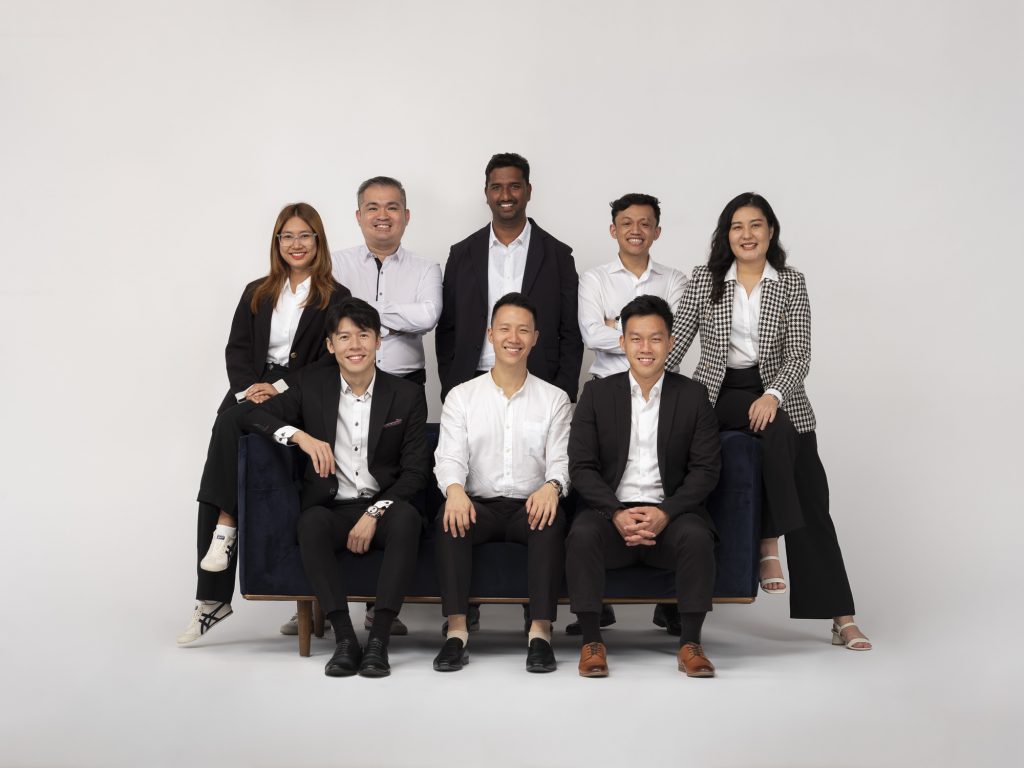 Group Headshot Photoshoot in Studio for Parklab. Shot by COCO Creative Studio