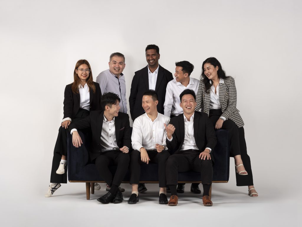 Group Headshot Photoshoot in Studio for Parklab. Shot by COCO Creative Studio