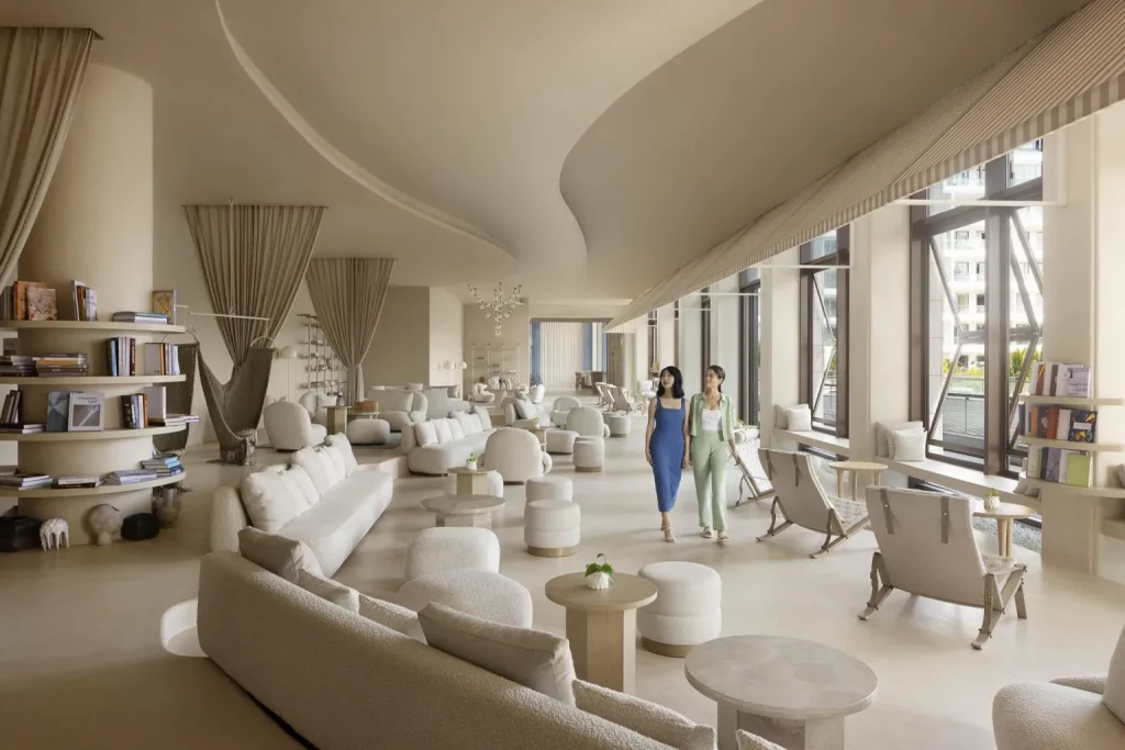 Hilton Tapestry Collection library space beautifully captured during video production in Singapore
