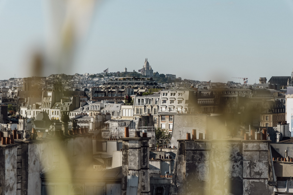 Vue soirée fiançailles Paris Montmartre
