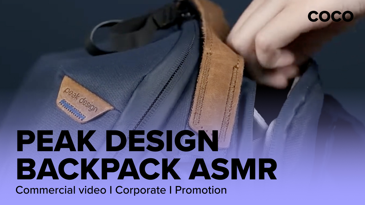 Peak Design Backpack ASMR Video Thumbnail